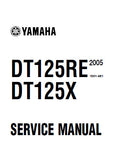YAMAHA DT125RE DT125X MOTORCYCLE SERVICE MANUAL INC CHECKS AND ADJUSTMENTS CHASSIS ENGINE COOLING SYSTEM CARBUTETOR ELECTRICAL SYSTEM TRSHOOT GUIDE AND WIRING DIAG 320 PAGES ENG