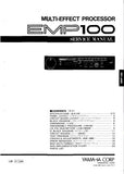 YAMAHA EMP100 MULTI-EFFECT PROCESSOR SERVICE MANUAL INC BLK DIAG PCB OVERALL CIRC DIAG AND PARTS LIST 25 PAGES ENG JAP