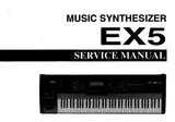 YAMAHA EX5 MUSIC SYNTHESIZER SERVICE MANUAL INC WIRING DIAG BLK DIAG CIRC DIAGS PCBS AND PARTS LIST 91 PAGES ENG 日本人