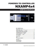 YAMAHA NXAMP4X4 POWERED TD CONTROLLER SERVICE MANUAL INC BLK DIAGS PCBS SCHEM DIAGS AND PARTS LIST 153 PAGES ENG