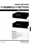 YAMAHA P2350 STEREO POWER AMPLIFIERS SERVICE MANUAL INC BLK DIAG PCBS SCHEM DIAG AND PARTS LIST 37 PAGES ENG
