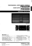 YAMAHA PM4000M PROFESSIONAL AUDIO MIXING CONSOLE SERVICE MANUAL INC BLK DIAG PCBS SCHEM DIAGS AND PARTS LIST 118 PAGES ENG JAP