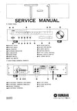 YAMAHA T-1 STEREO TUNER SERVICE MANUAL INC SCHEM DIAG AND PARTS LIST 25 PAGES ENG